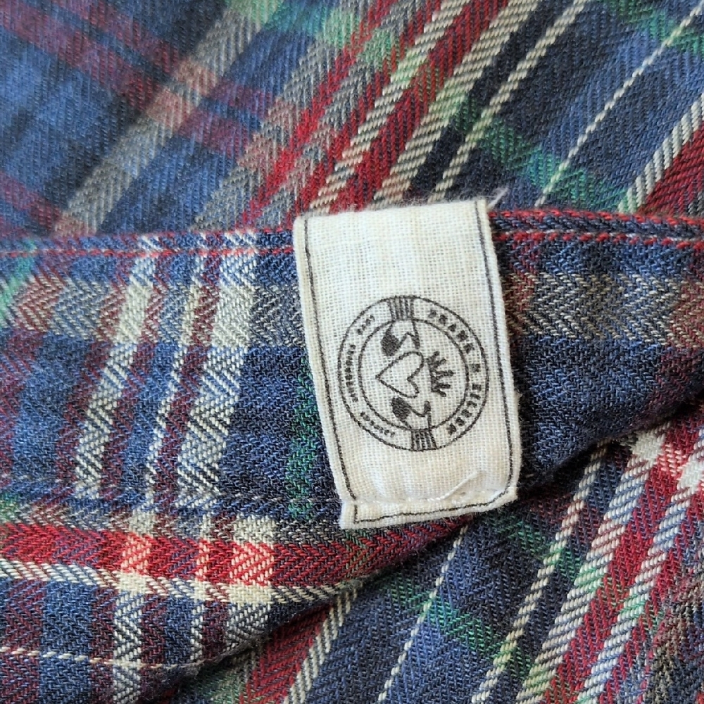 FRANK & EILEEN I Blue Multicolor Plaid Soft Cotton Button Down Eileen Shirt, S - Picture 7 of 15